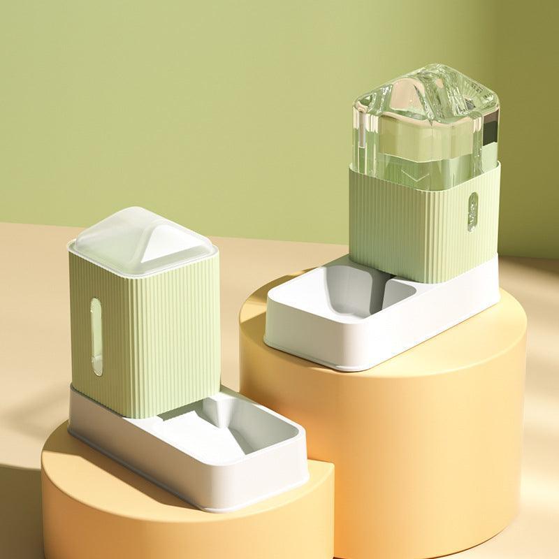 Automatic Pet Feeder With Hygienic Drinking System